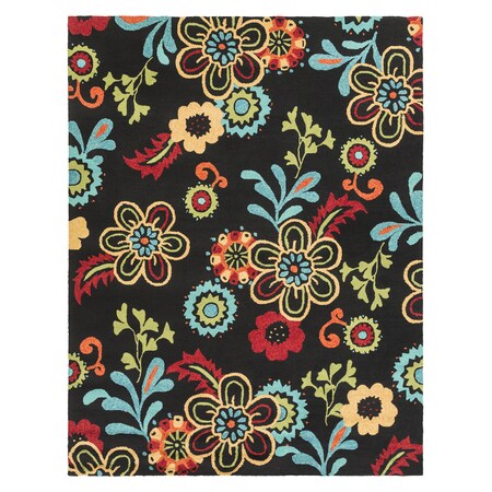 Surya Storm Ebony Rectangle Area Rug - 8 x 11